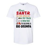 Dear Santa This Year I Would Like To Become A Big Grumpa Softstyle CVC T-Shirt