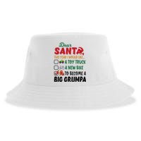 Dear Santa This Year I Would Like To Become A Big Grumpa Sustainable Bucket Hat