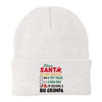 Dear Santa This Year I Would Like To Become A Big Grumpa Knit Cap Winter Beanie