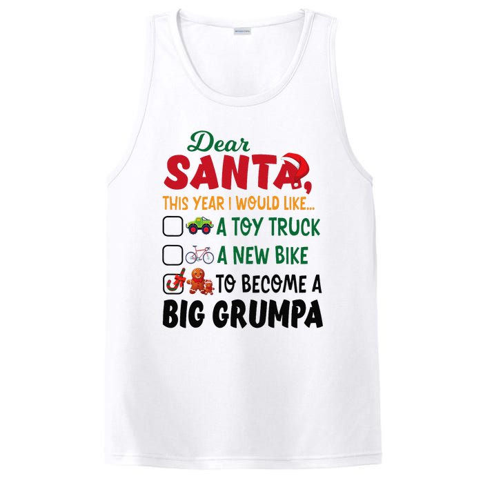 Dear Santa This Year I Would Like To Become A Big Grumpa PosiCharge Competitor Tank