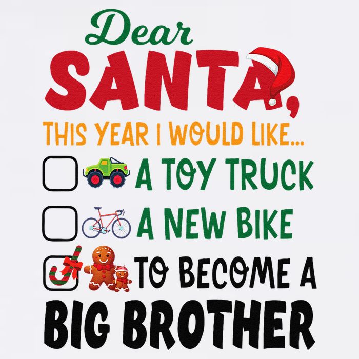 Dear Santa This Year I Would Like To Become A Big Brother Sustainable Bucket Hat