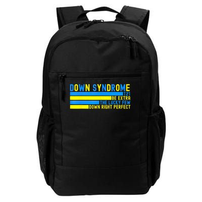 Down Syndrome T21 Be Extra The Lucky Few Down Right Perfect Backpack