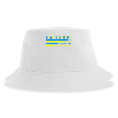 Down Syndrome T21 Be Extra The Lucky Few Down Right Perfect Sustainable Bucket Hat