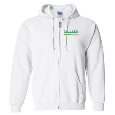 Down Syndrome T21 Be Extra The Lucky Few Down Right Perfect Full Zip Hoodie