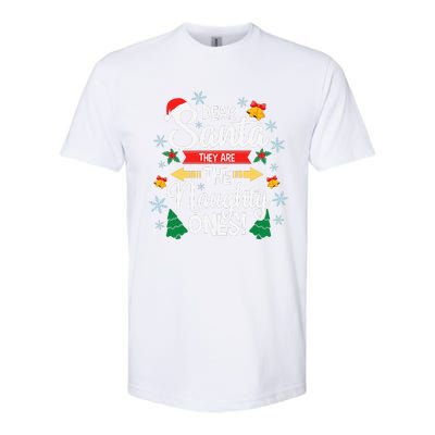 Dear Santa They Are The Naughty Ones Christmas Pajama Gifts  Softstyle CVC T-Shirt