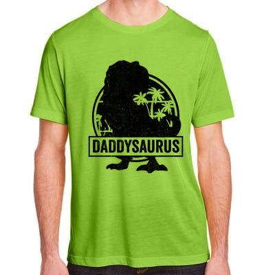 Daddy Saurus T Rex Dinosaur Daddysaurus Family Matching Cute Gift Adult ChromaSoft Performance T-Shirt