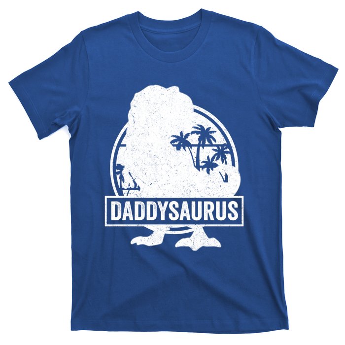 Daddy Saurus T Rex Dinosaur Daddysaurus Family Matching Cute Gift T-Shirt