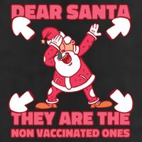 Dear Santa They Are The Non Vaccinated Ones Adult Drive Performance Visor