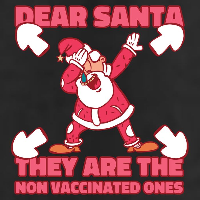 Dear Santa They Are The Non Vaccinated Ones Adult Drive Performance Visor