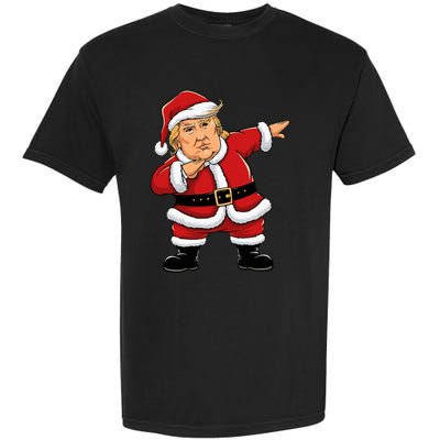 Dabbing Santa Trump Xmas Lights Christmas Garment-Dyed Heavyweight T-Shirt