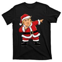 Dabbing Santa Trump Xmas Lights Christmas T-Shirt