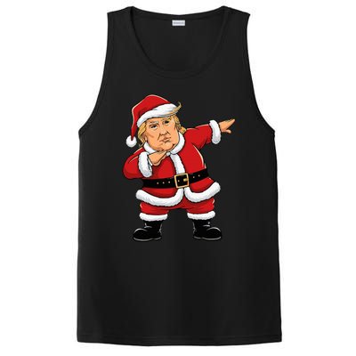 Dabbing Santa Trump Xmas Lights Christmas PosiCharge Competitor Tank