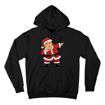 Dabbing Santa Trump Xmas Lights Christmas Tall Hoodie