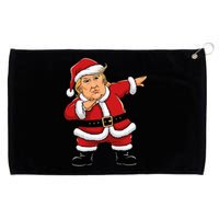 Dabbing Santa Trump Xmas Lights Christmas Grommeted Golf Towel