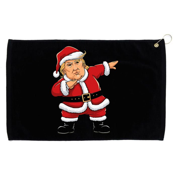 Dabbing Santa Trump Xmas Lights Christmas Grommeted Golf Towel