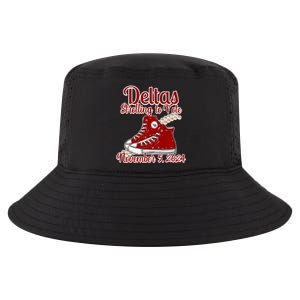 Deltas Strolling To Vote November 5 2024 Chucks And Pearls Cool Comfort Performance Bucket Hat