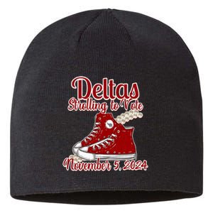 Deltas Strolling To Vote November 5 2024 Chucks And Pearls Sustainable Beanie