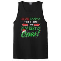 Dear Santa They Are The Naughty Ones Funny Christmas Gifts PosiCharge Competitor Tank