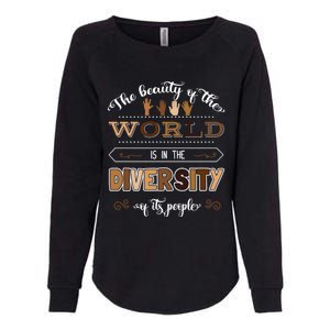 Diversity Skin Tone Melanin Empowert Equality Advocacies Gift Womens California Wash Sweatshirt