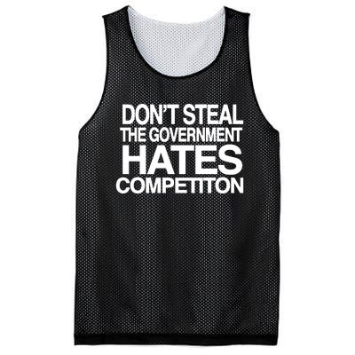 DonT Steal The Government Hates Competiton Mesh Reversible Basketball Jersey Tank