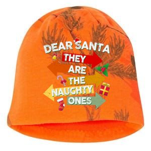 Dear Santa They Are The Naughty Ones Kati - Camo Knit Beanie