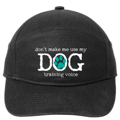 Dog School Trainer Education Training Gift 7-Panel Snapback Hat