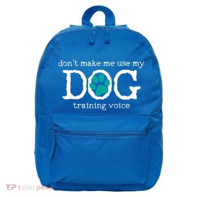 Dog School Trainer Education Training Gift 16 in Basic Backpack