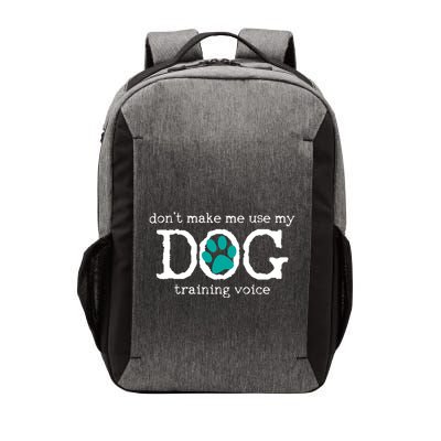 Dog School Trainer Education Training Gift Vector Backpack