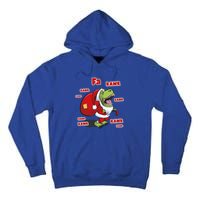 Dinosaur Santasaurus T Rex Christmas Fa La Rawr Rawr Dino Funny Gift Tall Hoodie