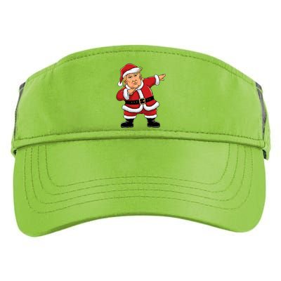 Dabbing Santa Trump Xmas Lights Christmas Adult Drive Performance Visor