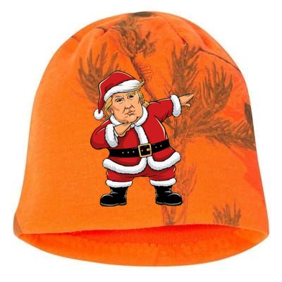 Dabbing Santa Trump Xmas Lights Christmas Kati - Camo Knit Beanie