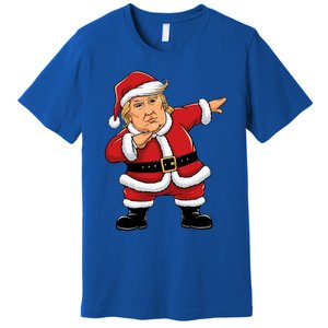 Dabbing Santa Trump Xmas Lights Christmas Premium T-Shirt