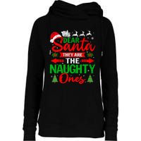 Dear Santa They Are The Naughty Ones Christmas Family Funny Womens Funnel Neck Pullover Hood