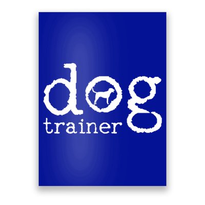 Dog School Trainer Labrador Golden Retriever Poster