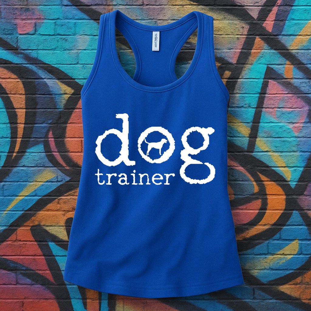 Dog School Trainer Labrador Golden Retriever Womens Tank Top