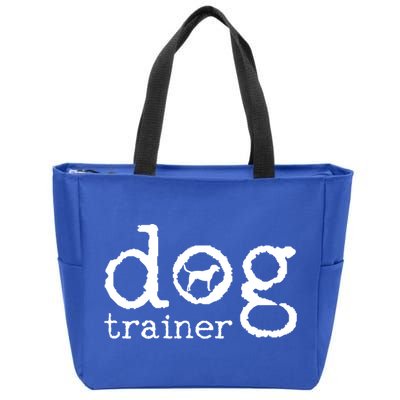 Dog School Trainer Labrador Golden Retriever Zip Tote Bag