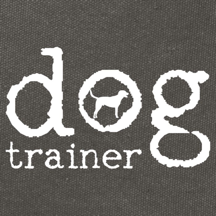 Dog School Trainer Labrador Golden Retriever Cotton Canvas Backpack