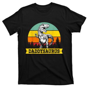 Daddy Saurus T Rex Dinosaur FatherS Day Family Matching T-Shirt