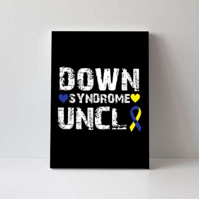 Down Syndrome Uncle Family Matching For Down Syndrome Awareness Gift Canvas