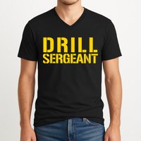 Drill Sergeant Uniform Military Boot Camp Instructor V-Neck T-Shirt
