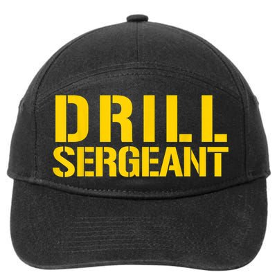 Drill Sergeant Uniform Military Boot Camp Instructor 7-Panel Snapback Hat