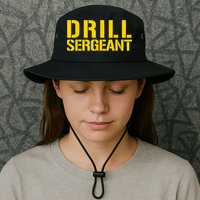 Drill Sergeant Uniform Military Boot Camp Instructor Bucket Hat