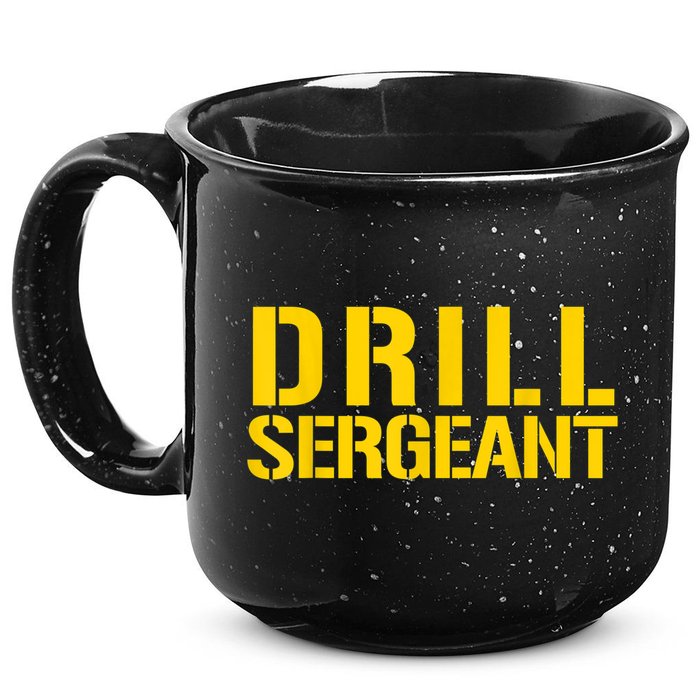 Drill Sergeant Uniform Military Boot Camp Instructor 15oz Campfire Ceramic Mug