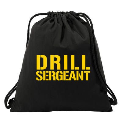 Drill Sergeant Uniform Military Boot Camp Instructor Drawstring Bag