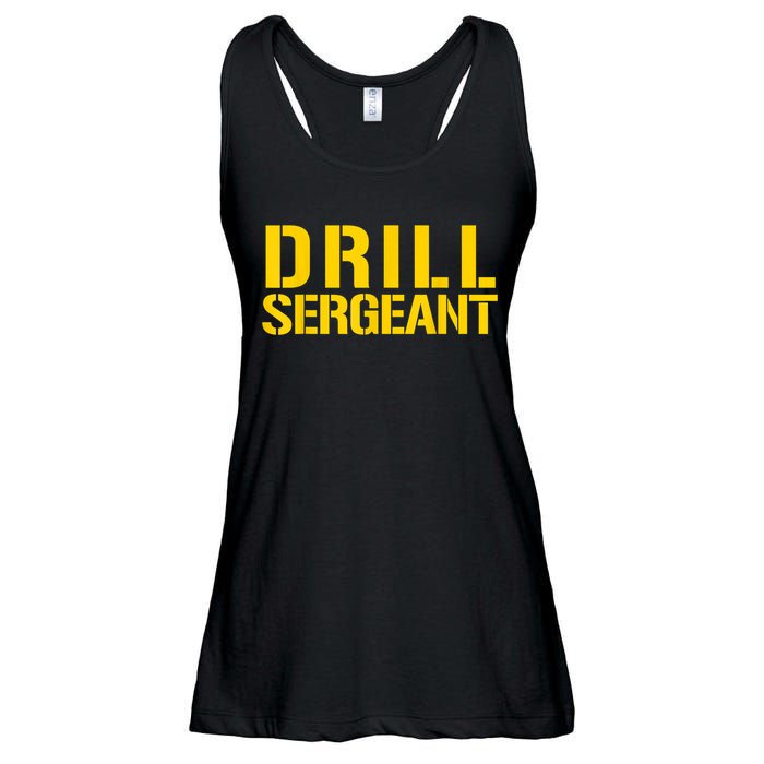 Drill Sergeant Uniform Military Boot Camp Instructor Ladies Essential Flowy Tank