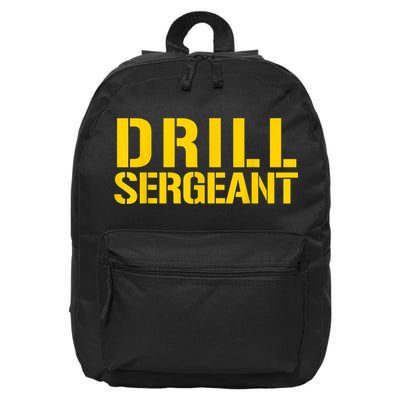Drill Sergeant Uniform Military Boot Camp Instructor 16 in Basic Backpack