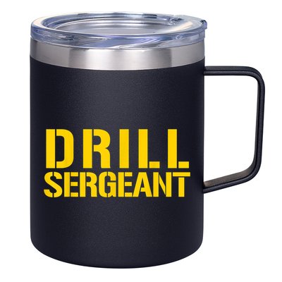 Drill Sergeant Uniform Military Boot Camp Instructor 12oz Stainless Steel Coffee Mug