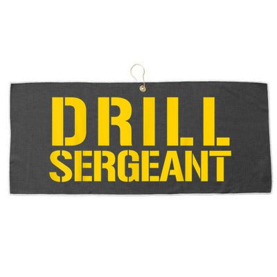 Drill Sergeant Uniform Military Boot Camp Instructor Large Microfiber Waffle Golf Towel