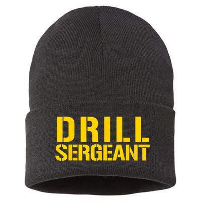 Drill Sergeant Uniform Military Boot Camp Instructor Sustainable Knit Beanie