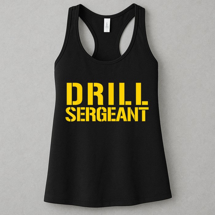 Drill Sergeant Uniform Military Boot Camp Instructor Womens Tank Top
